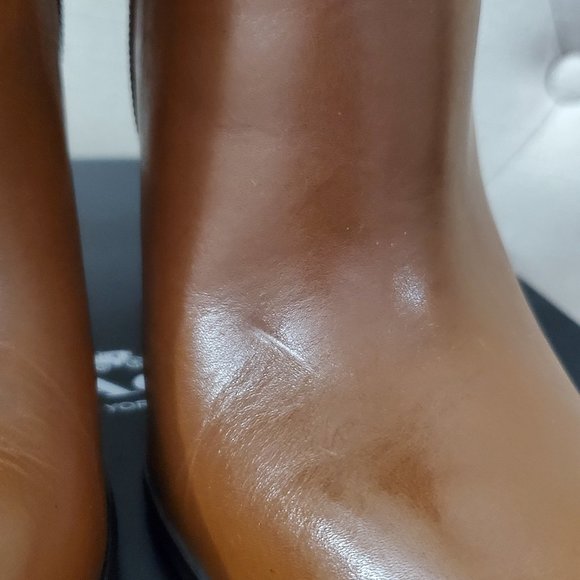 Coach "Jemma" brown ankle booties - Picture 6 of 7